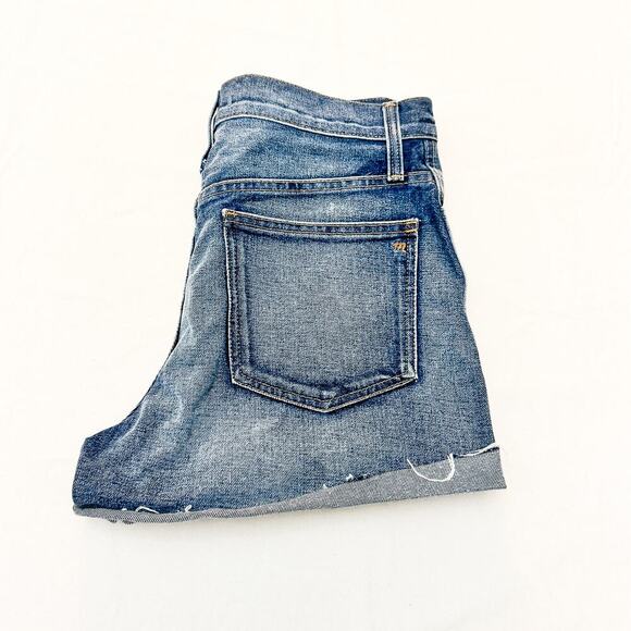 Madewell The Perfect Jean Short Folded Hem Denim Jeans Zip Fly Size 27 - Picture 3 of 6